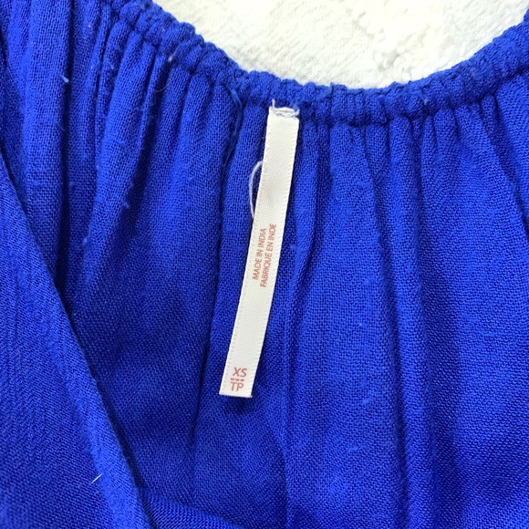 Free People blue Oxford Embroidered dress - Picture 4 of 4